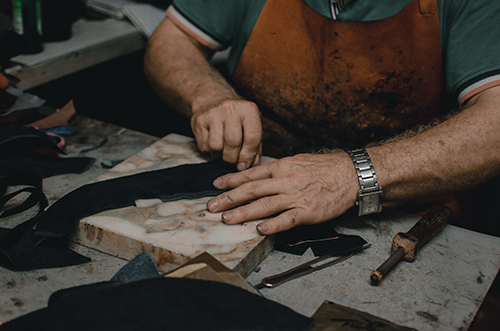 Leather craftsman from Without A Trace
